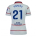 Maillot de foot Atletico Madrid Cristian Romero #21 Troisième vêtements Femmes 2026-27 Manches Courtes